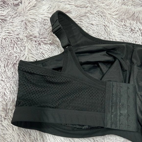 Glamorise Women's Plus Size Hi-Impact black  Sports Bra underwire 44H - Picture 12 of 13